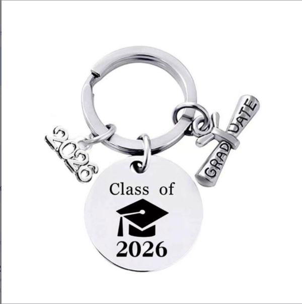 Class of 2026 graduation keychain